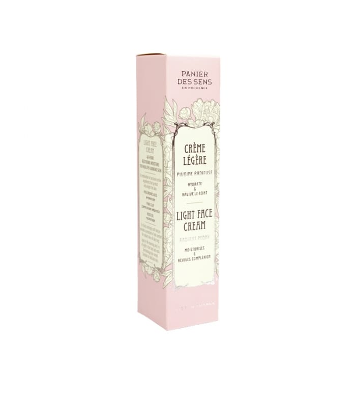 PANIER DES SENS-Crème légère visage -Pivoine Radieuse