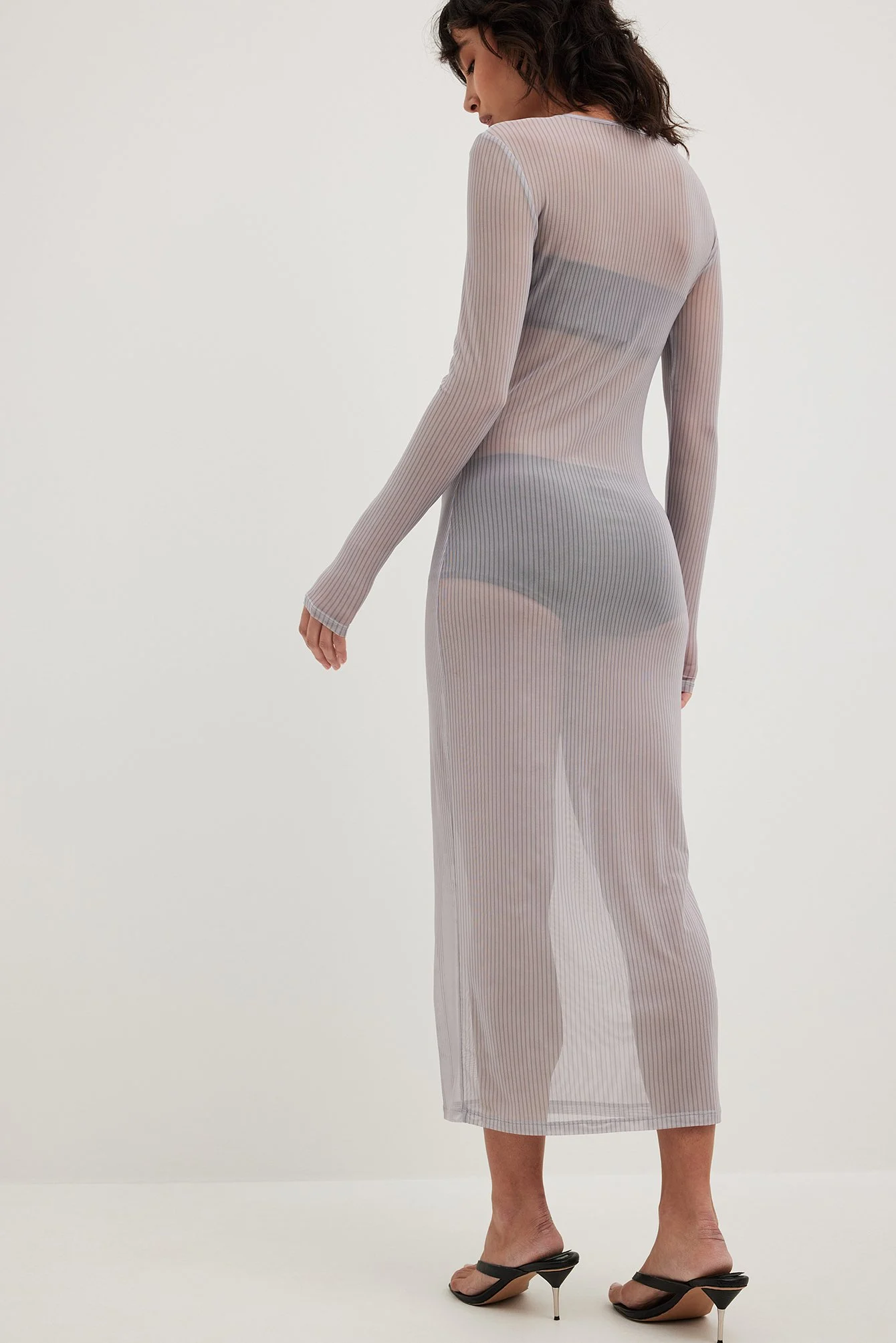Mesh-Midikleid
