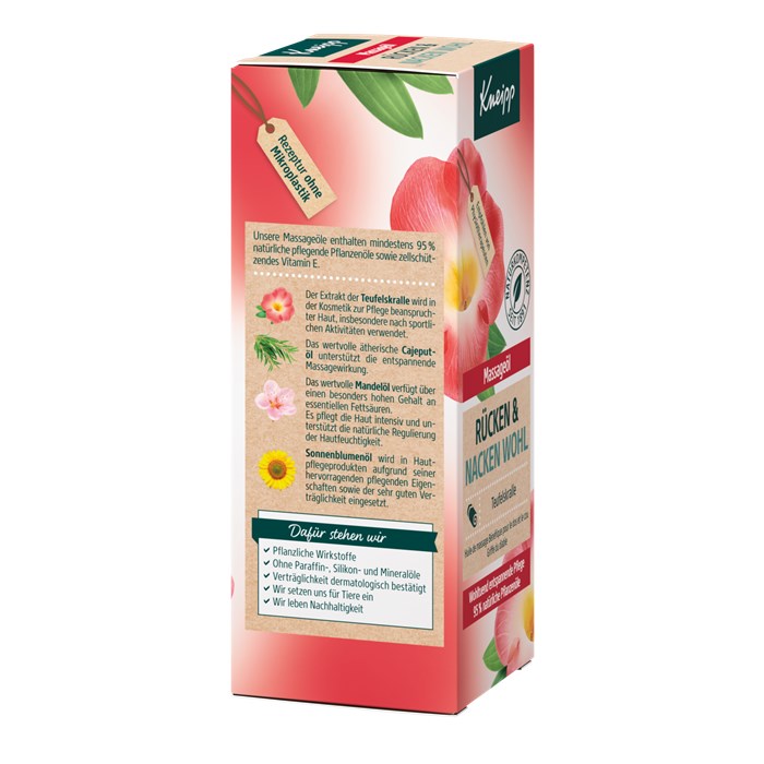 Massageöl Rücken & Nacken Wohl