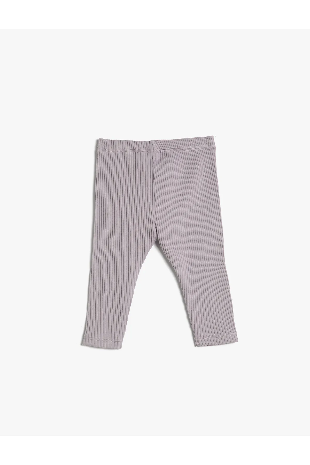 Koton  Basic-Leggings aus gerippter, elastischer Taille aus Baumwolle