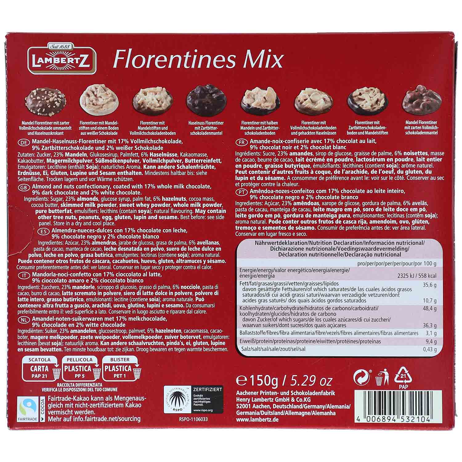 Lambertz Florentines Mix 150g