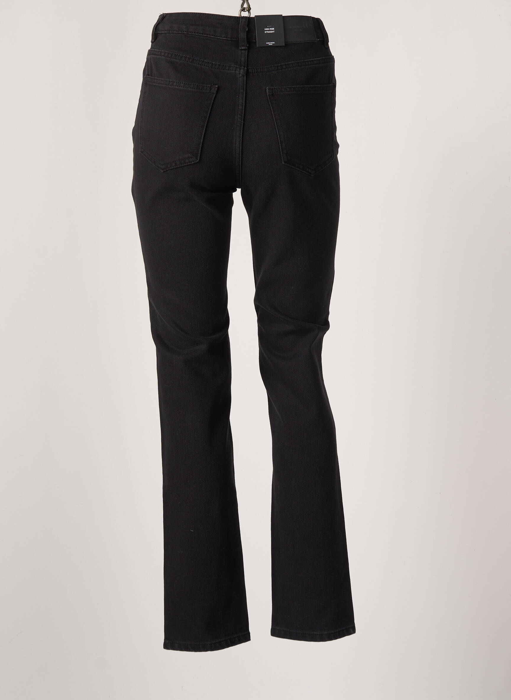 Vero Moda Jeans Coupe Droite Femme couleur noir