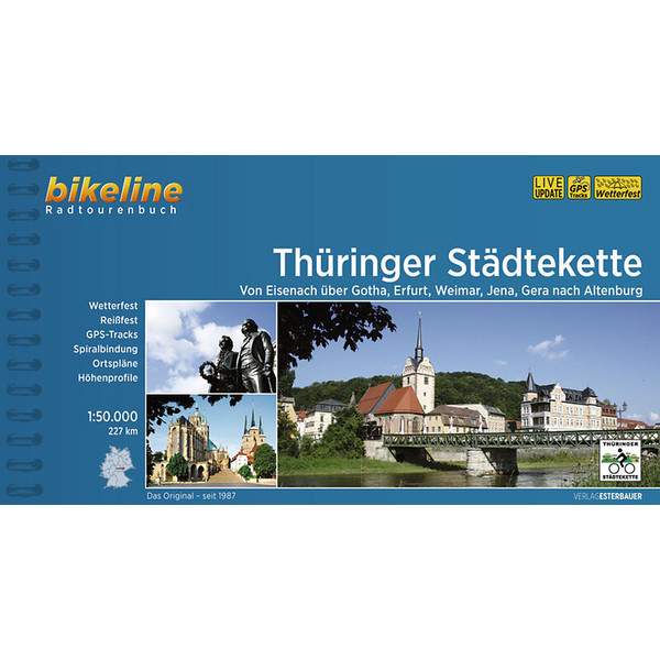 THÜRINGER STÄDTEKETTE - Radwanderführer