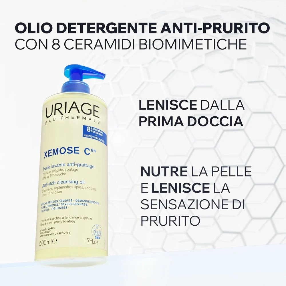 XÉMOSE C8+ Upokojujúci čistiaci olej - Sprchový olej