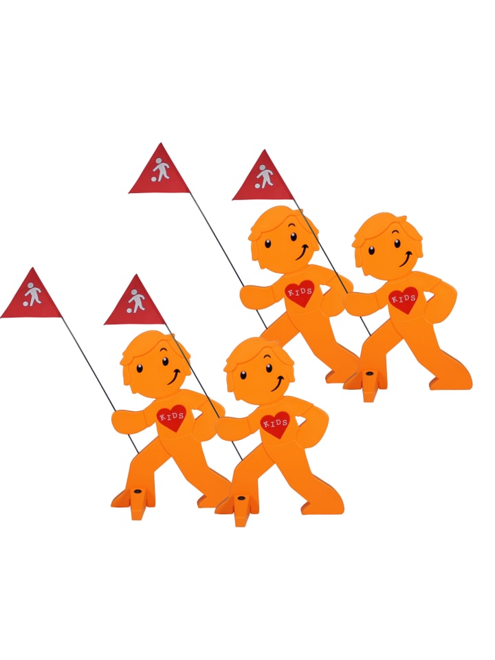 StreetBuddy StreetBuddy Warnfigur für Kindersicherheit in Orange, 4-er Pack günstig kaufen onesize