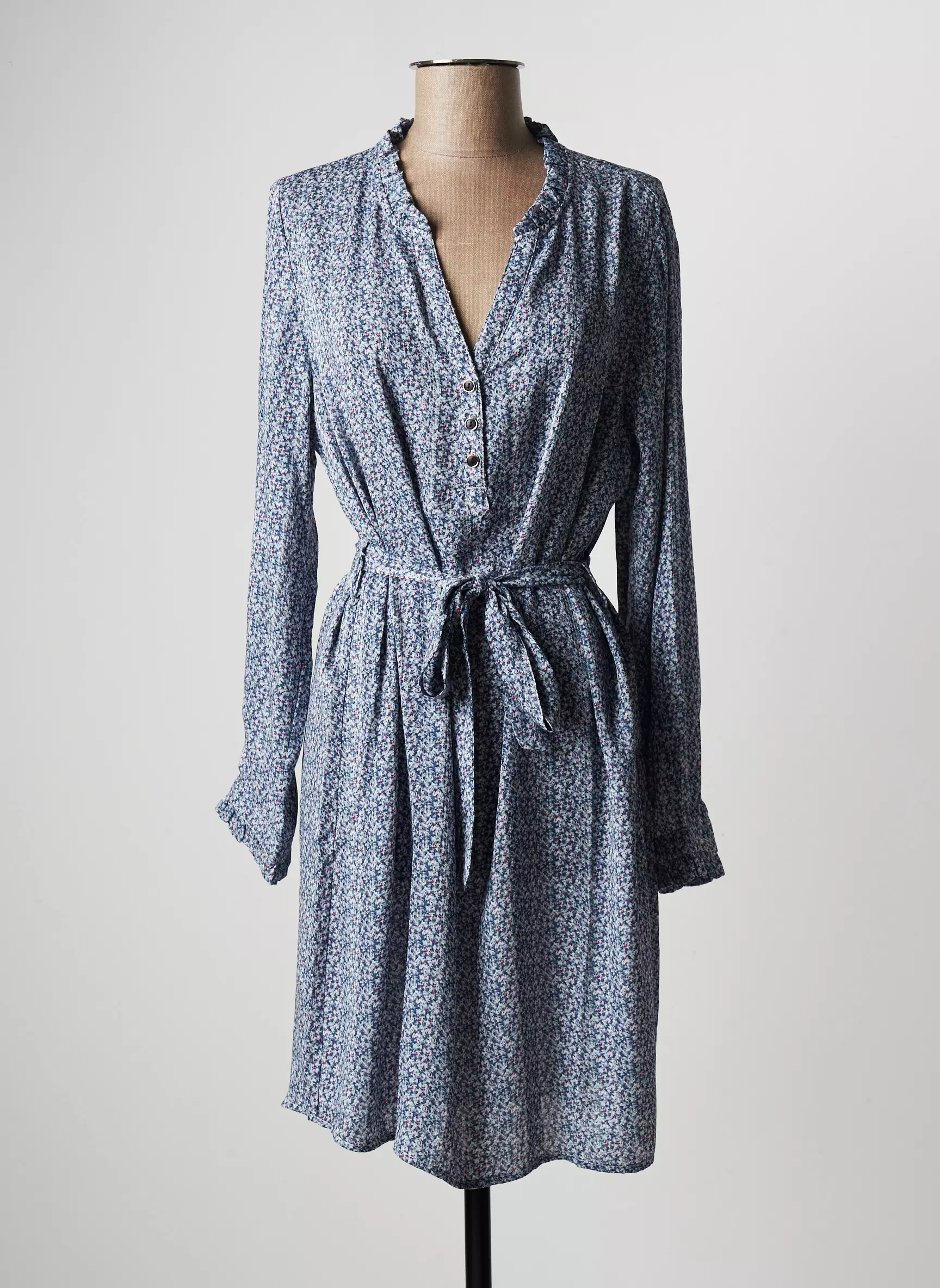 Sarah John Robes Mi Longues Femme couleur bleu