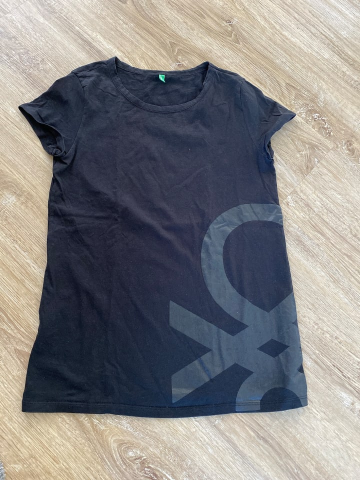 Benetton Shirt in Schwarz günstig kaufen S