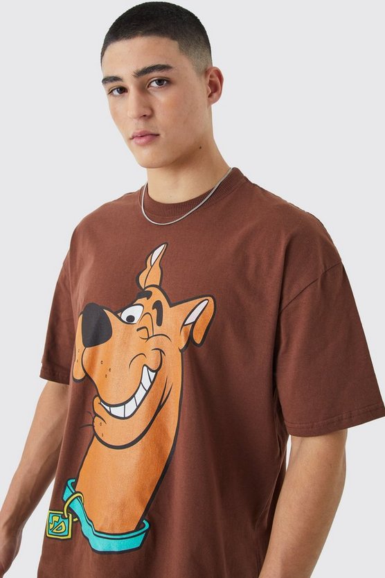 Oversize T-Shirt mit lizenziertem Scooby Doo Print