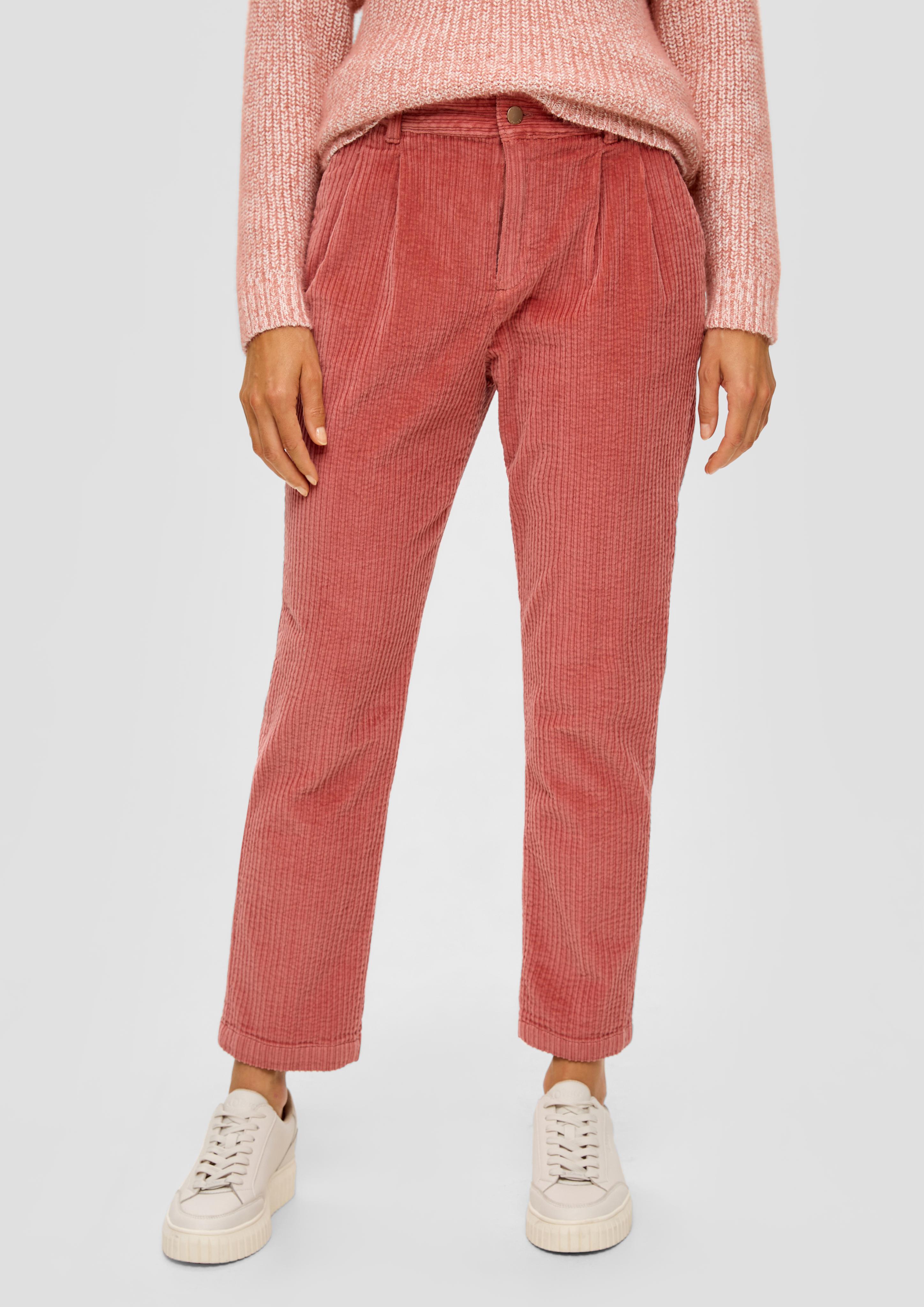Regular: Bundfaltenhose aus Cord  2138060-2074