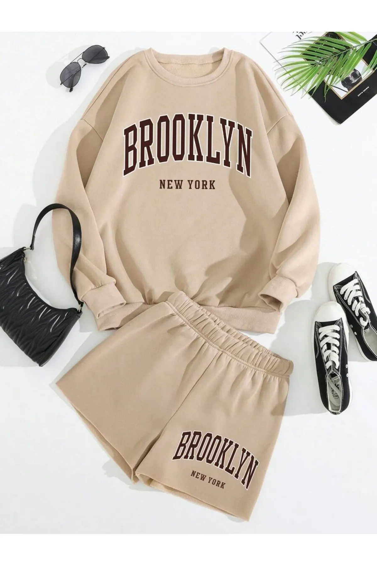 MOONBULL  Zweiteiler - Beige - Regular Fit