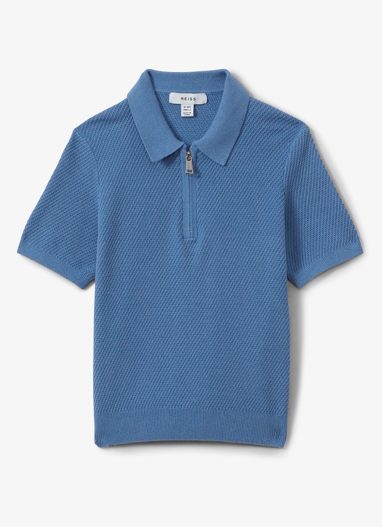 Reiss Ivor polo krekls ar pusrāvējslēdzēju