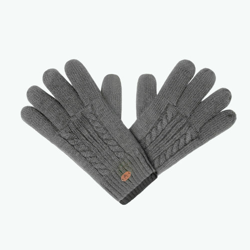 Creamy Gin Gloves, Grey Grey