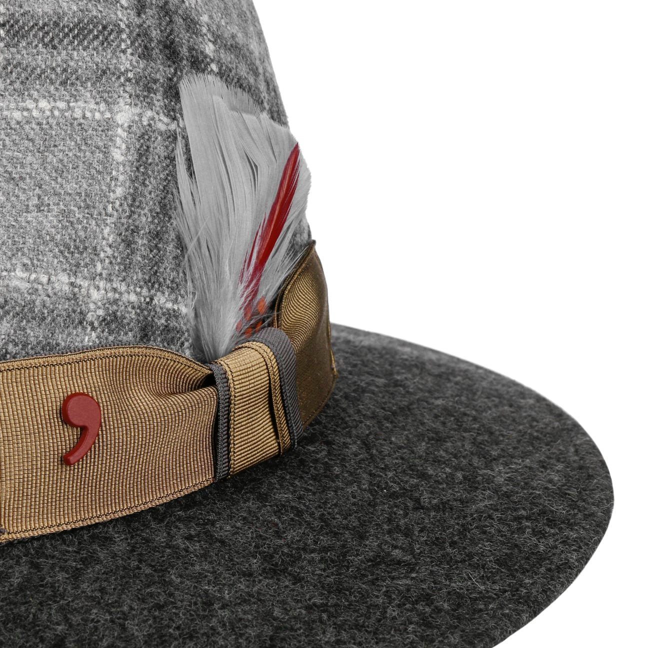 Alfonso D´Este Outdoorhut (1-St) Travellerhut mit Ripsband, Made in Italy