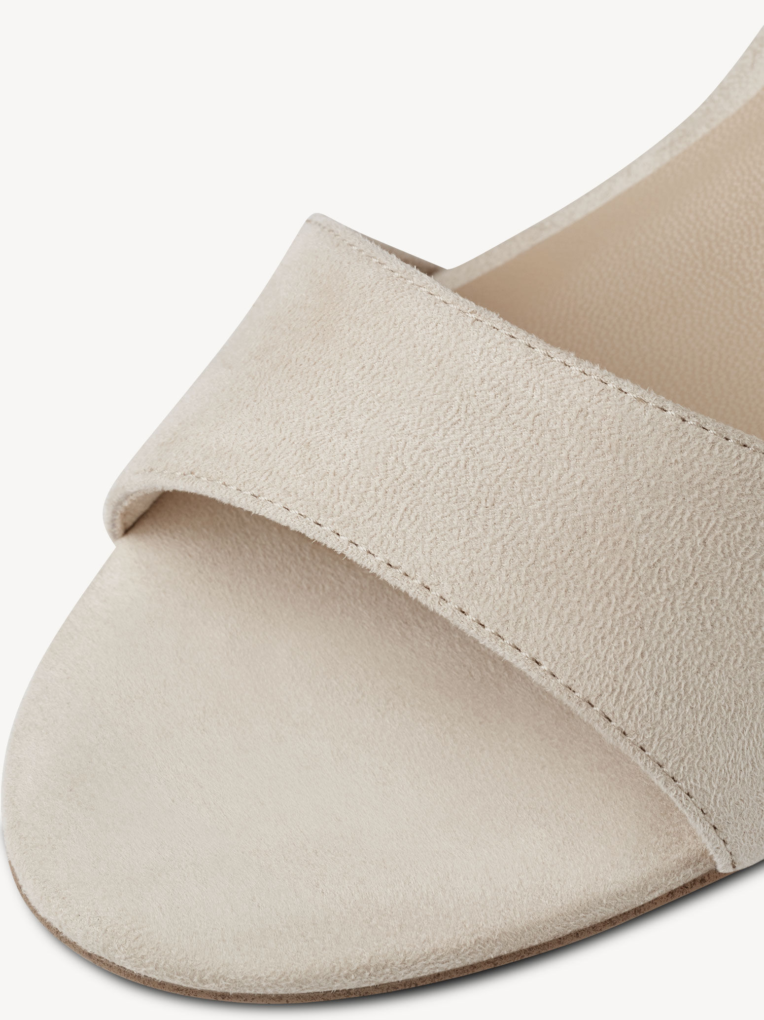 Sandale à talon - beige
