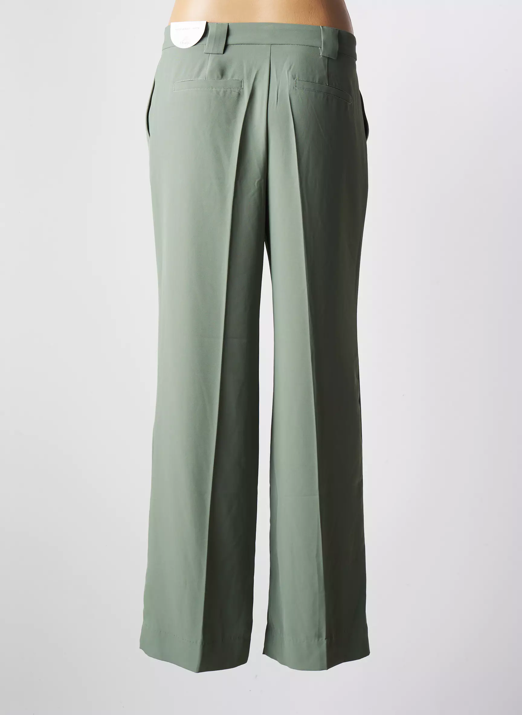 Oraije Pantalons Droits Femme couleur vert