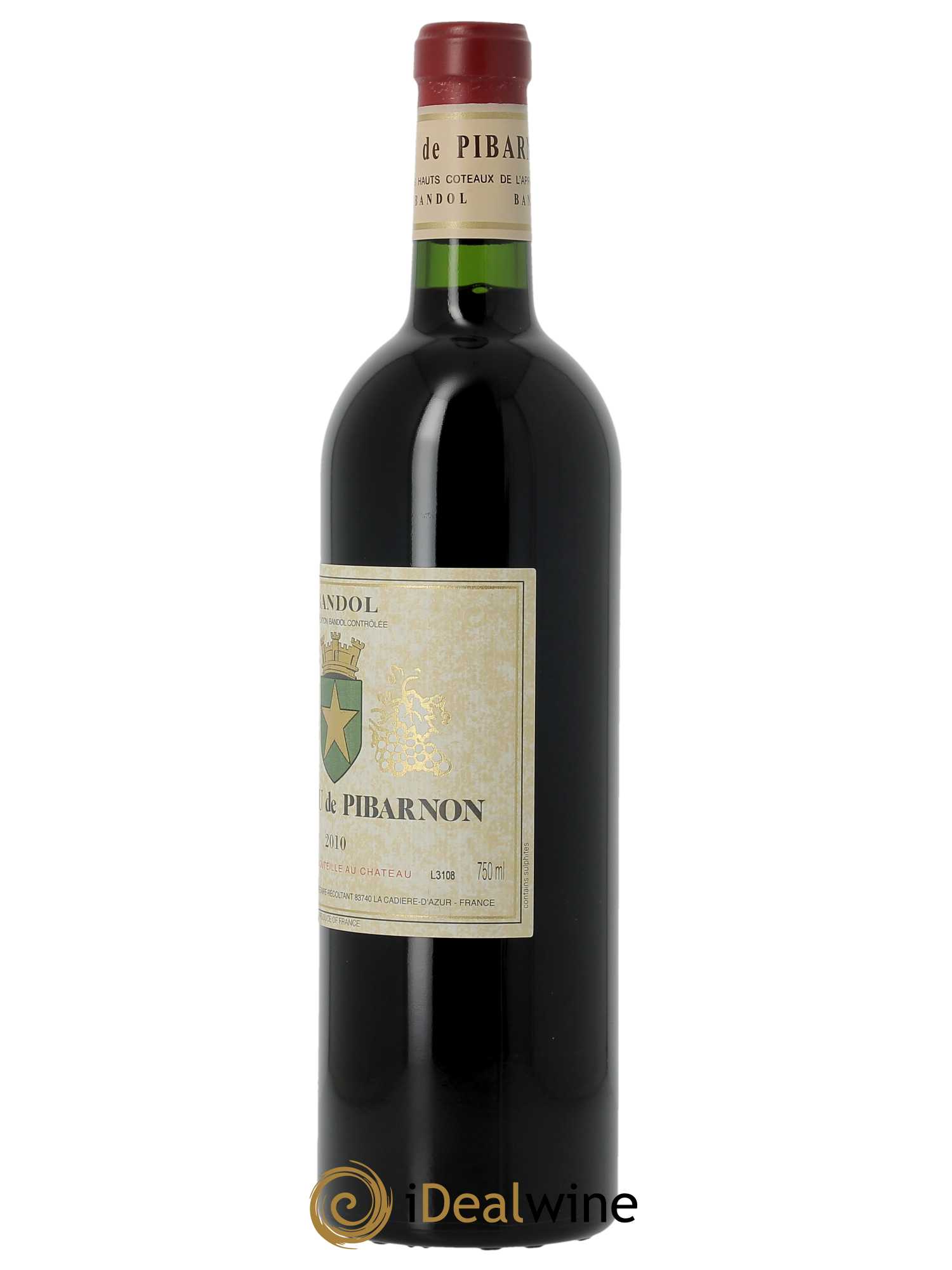 Bandol Château de Pibarnon Comte de Saint-Victor  2010 - Lot de 1 Bouteille