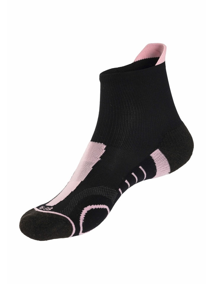 LASCANA ACTIVE Wandersocken in 1x schwarz-lila, 1x schwarz-rosa, 1x schwarz-grün günstig kaufen
