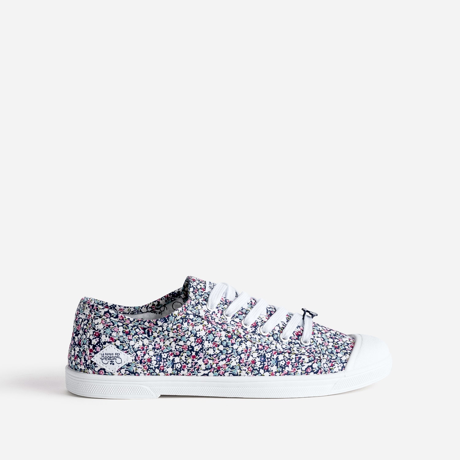 Tennis LE TEMPS DES CERISES toile micro fleurs