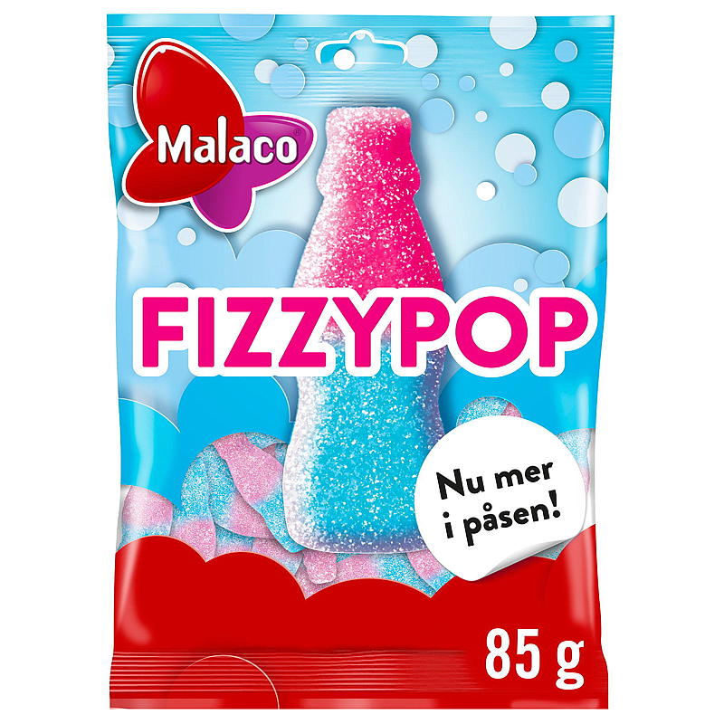 Malaco Fizzypop 85 g Malaco