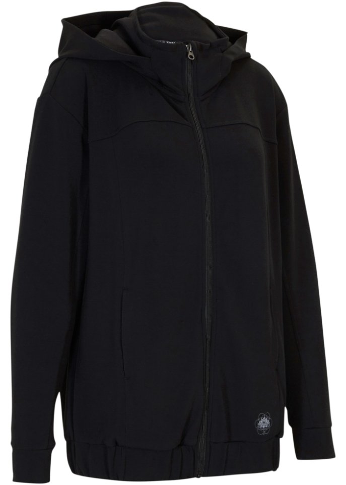 Ultrasofte Kapuzen-Sweatjacke mit Modal