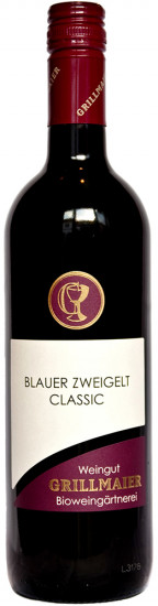 2021 Blauer Zweigelt Classic trocken Bio - Weingut Grillmaier Bioweingärtnerei