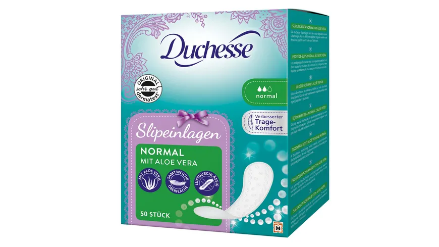 Duchesse Slipeinlagen, Normal Aloe, 50 Stück