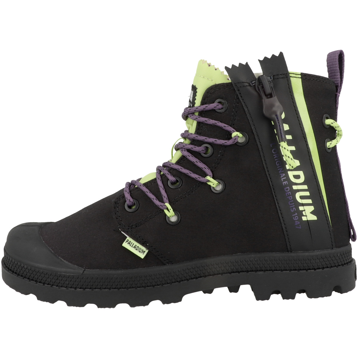 Palladium Pampa Lace It Boots schwarz