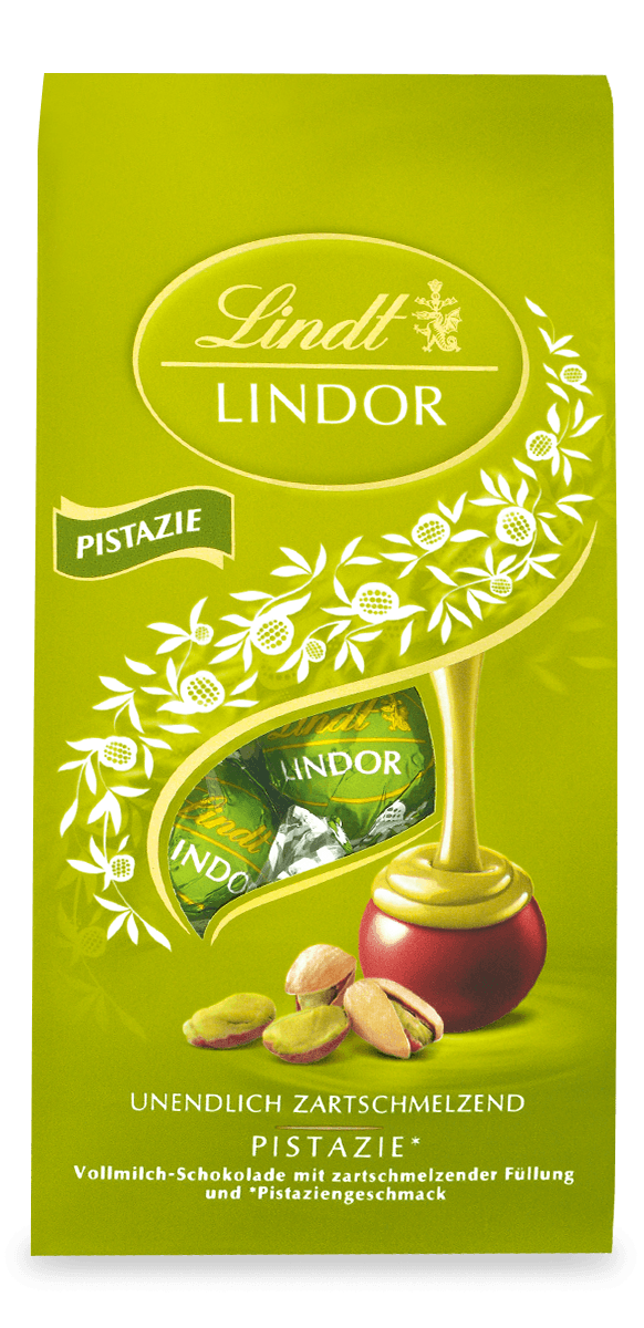 LINDOR Kugel Beutel Pistazie, 137g