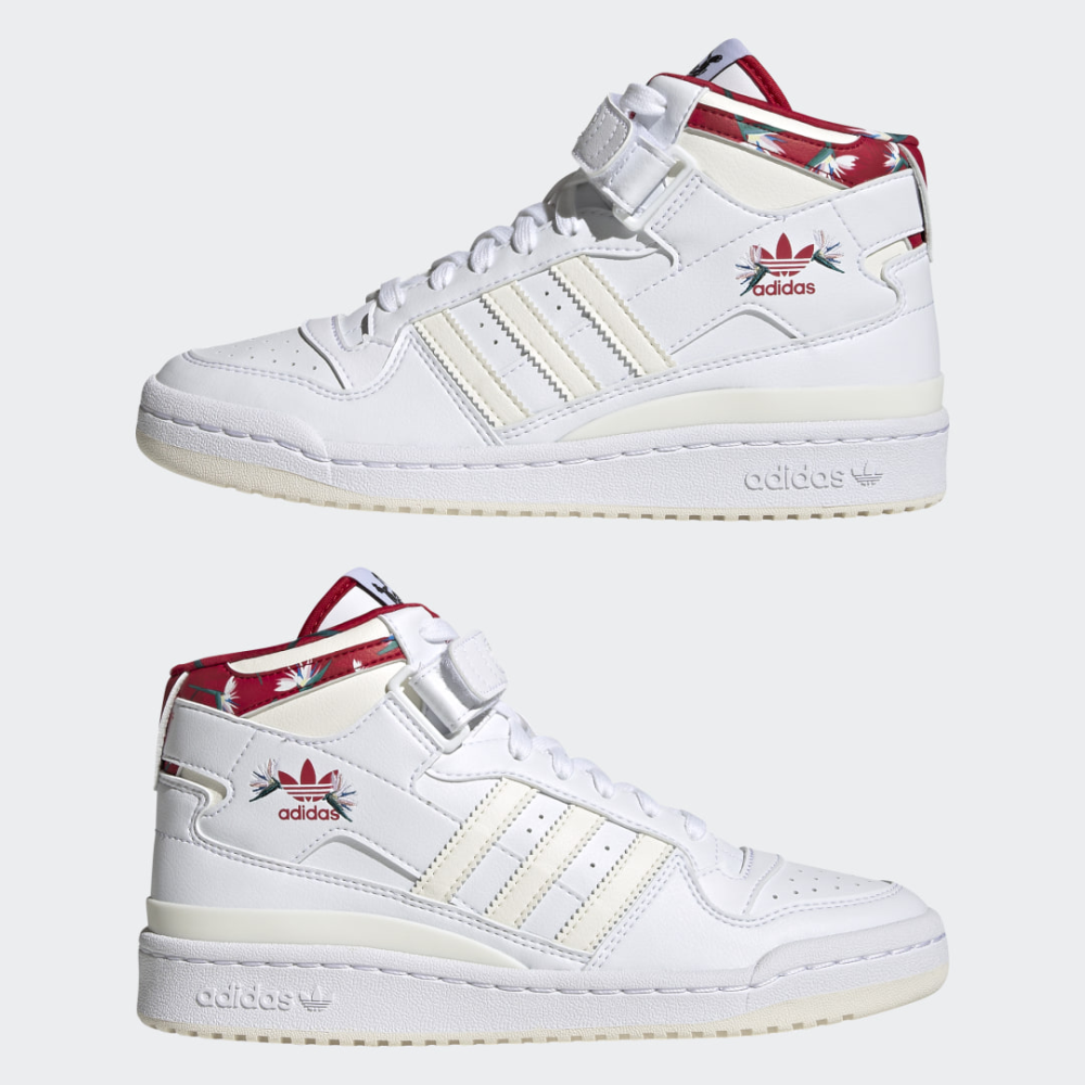 adidas Forum Mid TM Thebe Magugu GY9556 / weiss