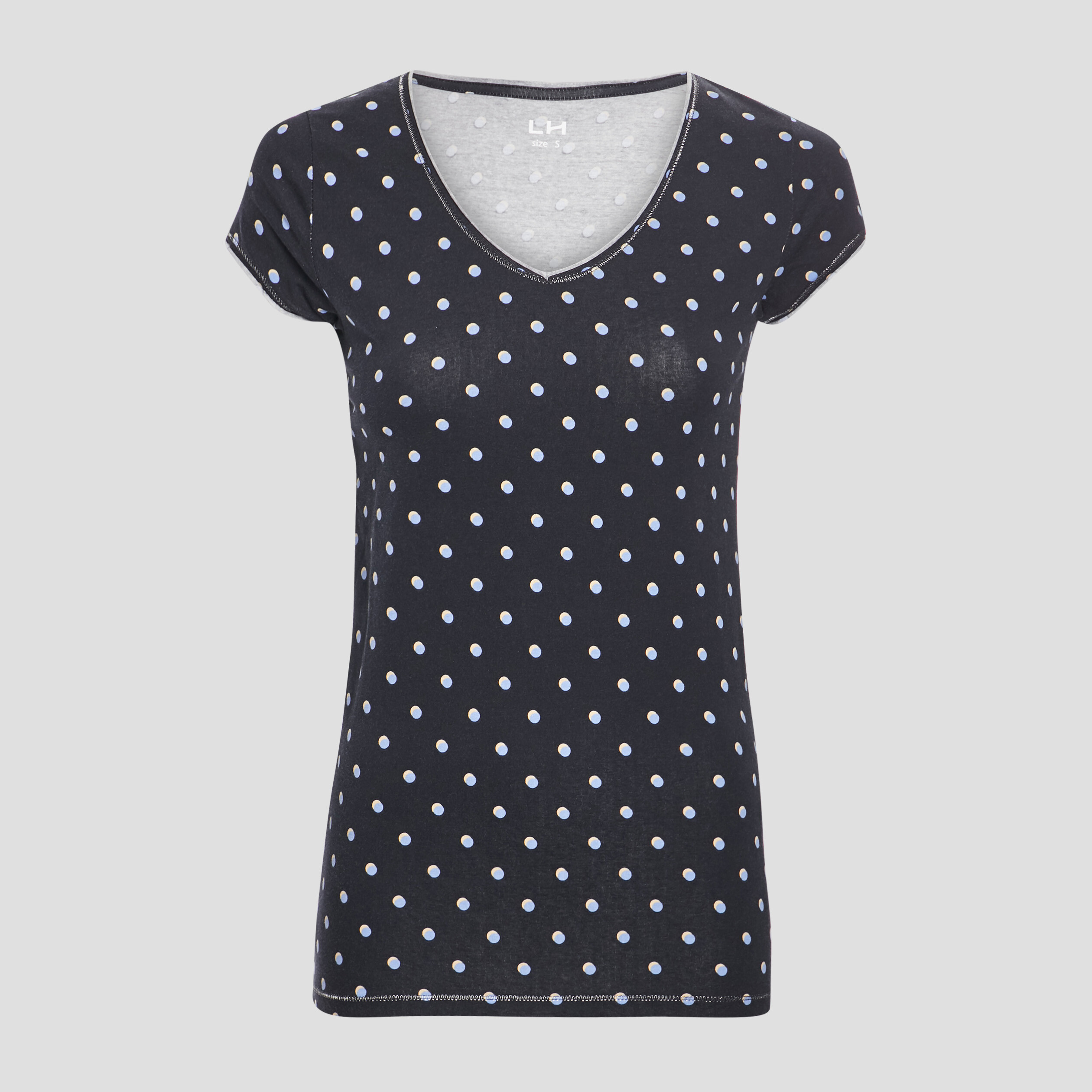 T-shirt manches courtes noir femme | La Halle