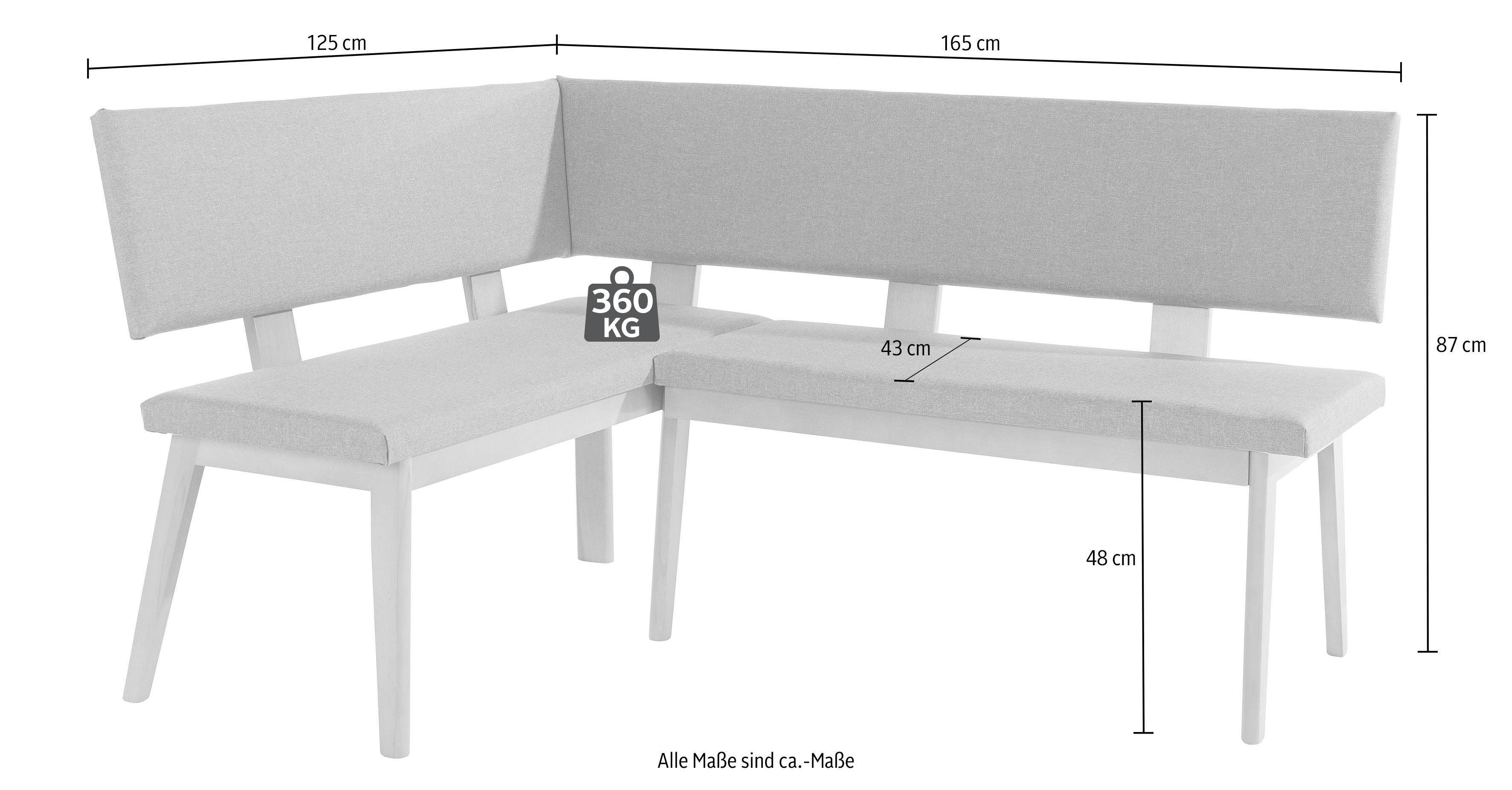 Home affaire Eckbankgruppe Zelle, (Set, 4-tlg)