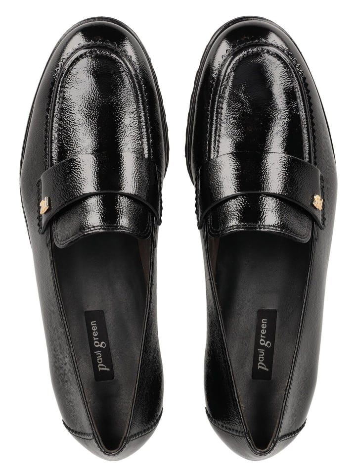 Paul Green Slipper in Schwarz Lack günstig kaufen
