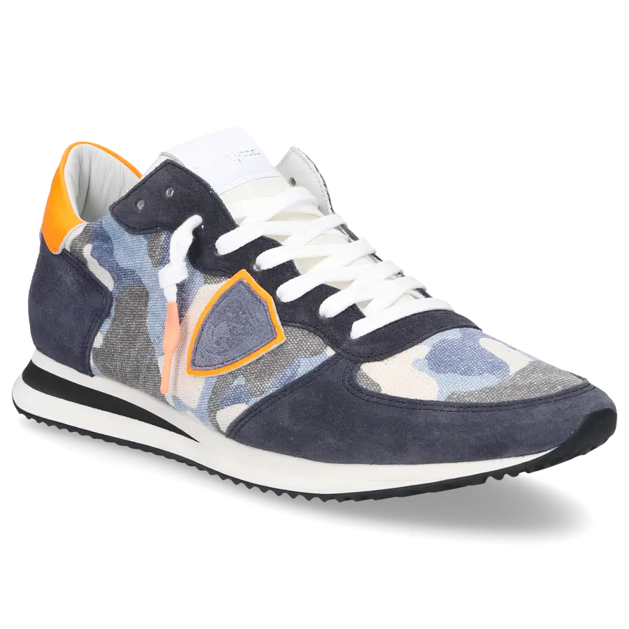 Philippe Model - Sneaker low TZLU Veloursleder - blau