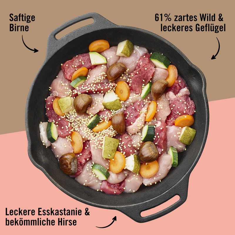 Dogs'n Tiger Schlemmermenü für Hunde 6 x 400 g