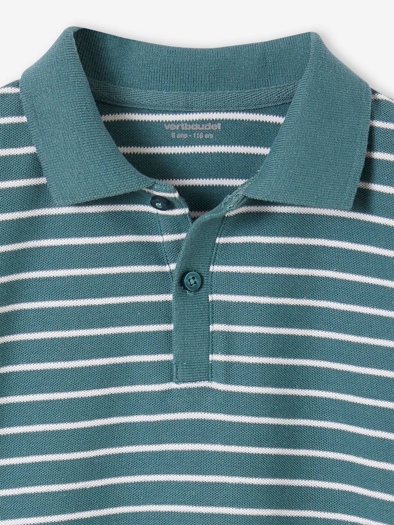 Vertbaudet 2er-Pack Jungen Poloshirts, Pikee Oeko-Tex - aqua