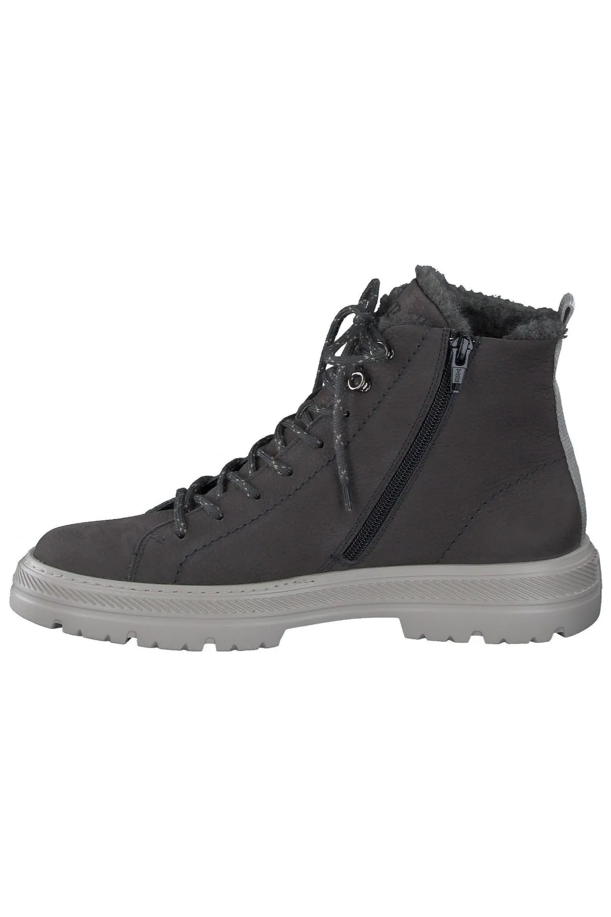 Paul Green  Stiefelette - Grau - Blockabsatz