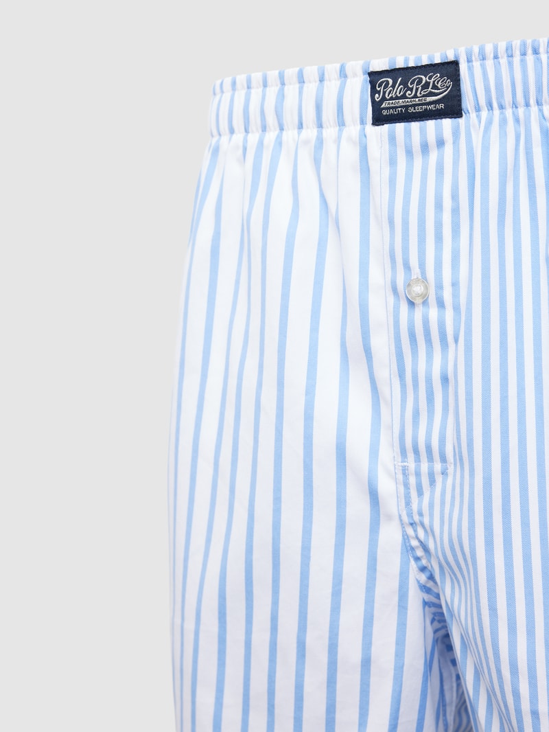 Boxershorts mit Streifenmuster in blau