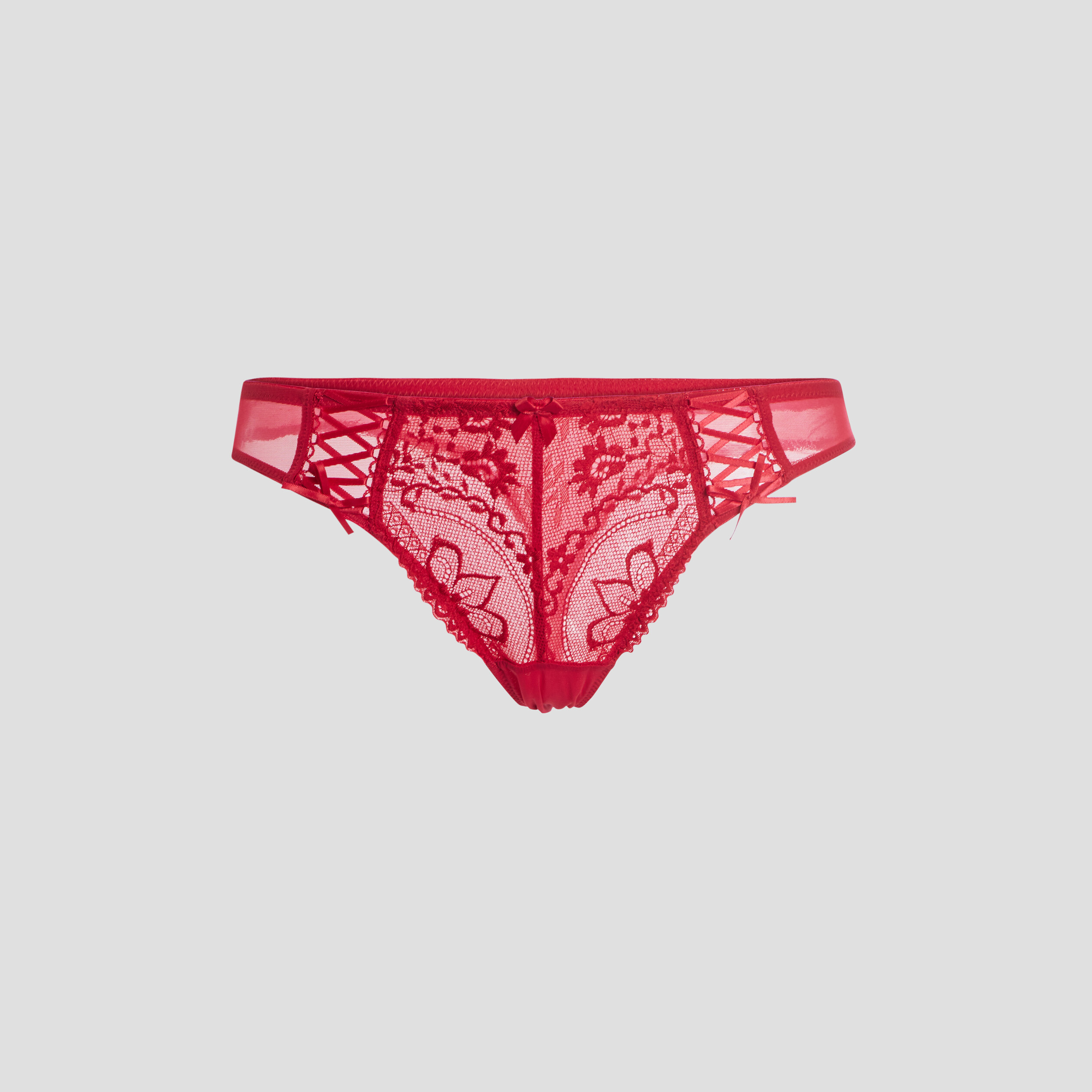 String en dentelle rouge femme | La Halle