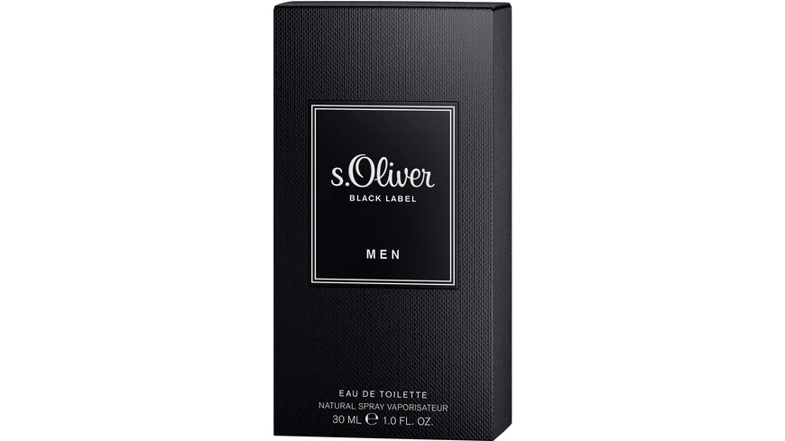s.Oliver BLACK LABEL Men Eau de Toilette 30 ml