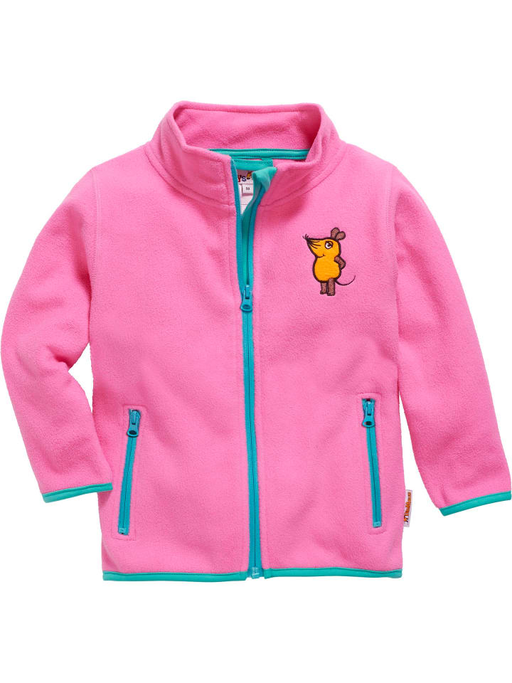 Playshoes Fleece-Jacke DIE MAUS in Pink günstig kaufen
