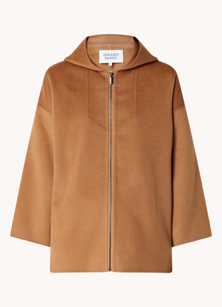 Palton cu glugă din lână Gerard Darel Sacha