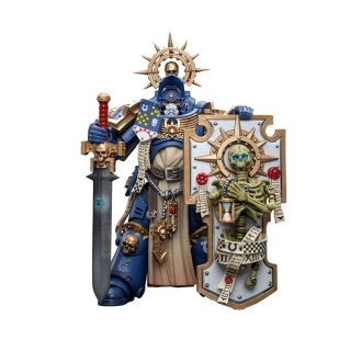 Warhammer 40k Actionfigur 1/18 Ultramarines Primaris Captain with Relic Shield and Power Sword 12 cm