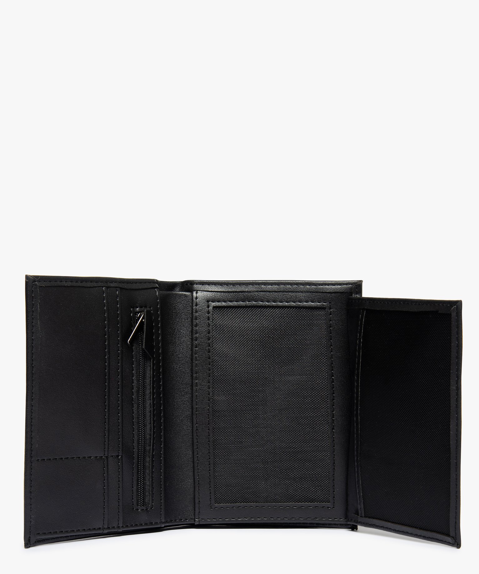 Portefeuille 3 volets homme noir | GEMO