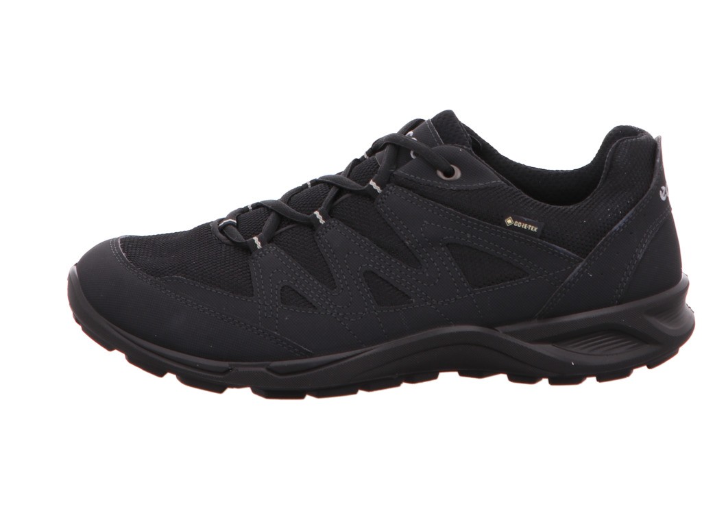 ECCO Freizeit Schnürer schwarz Outdoor