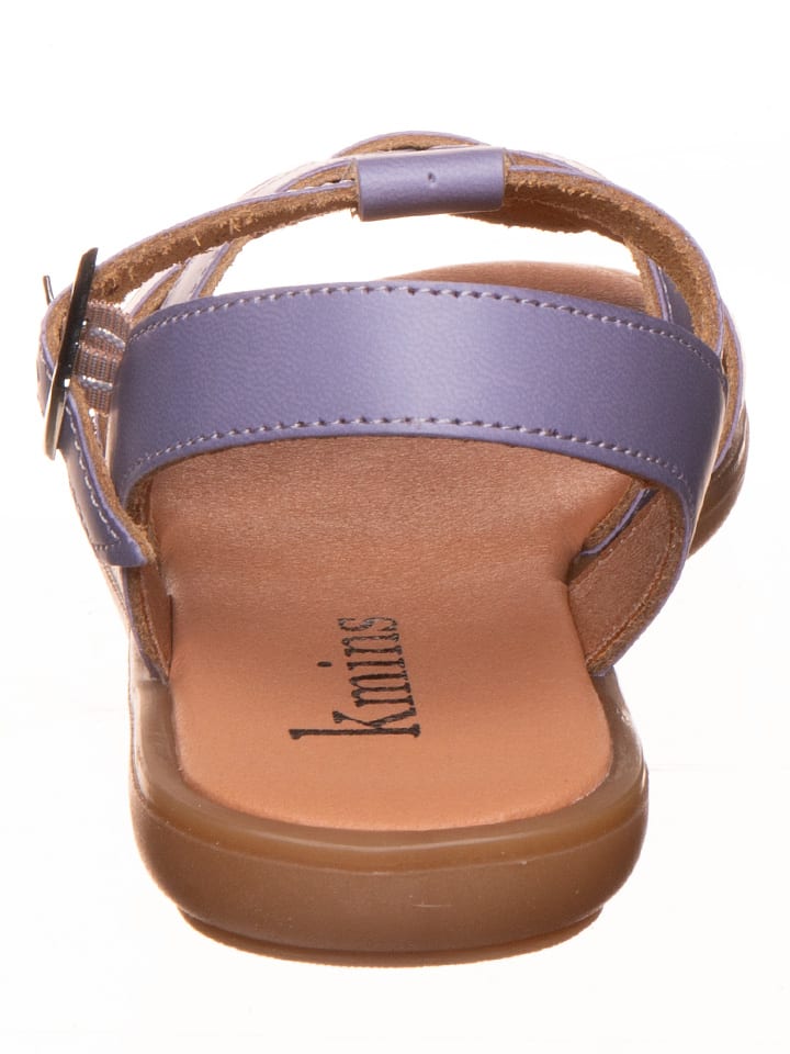 kmins Leder-Sandalen in Lila günstig kaufen