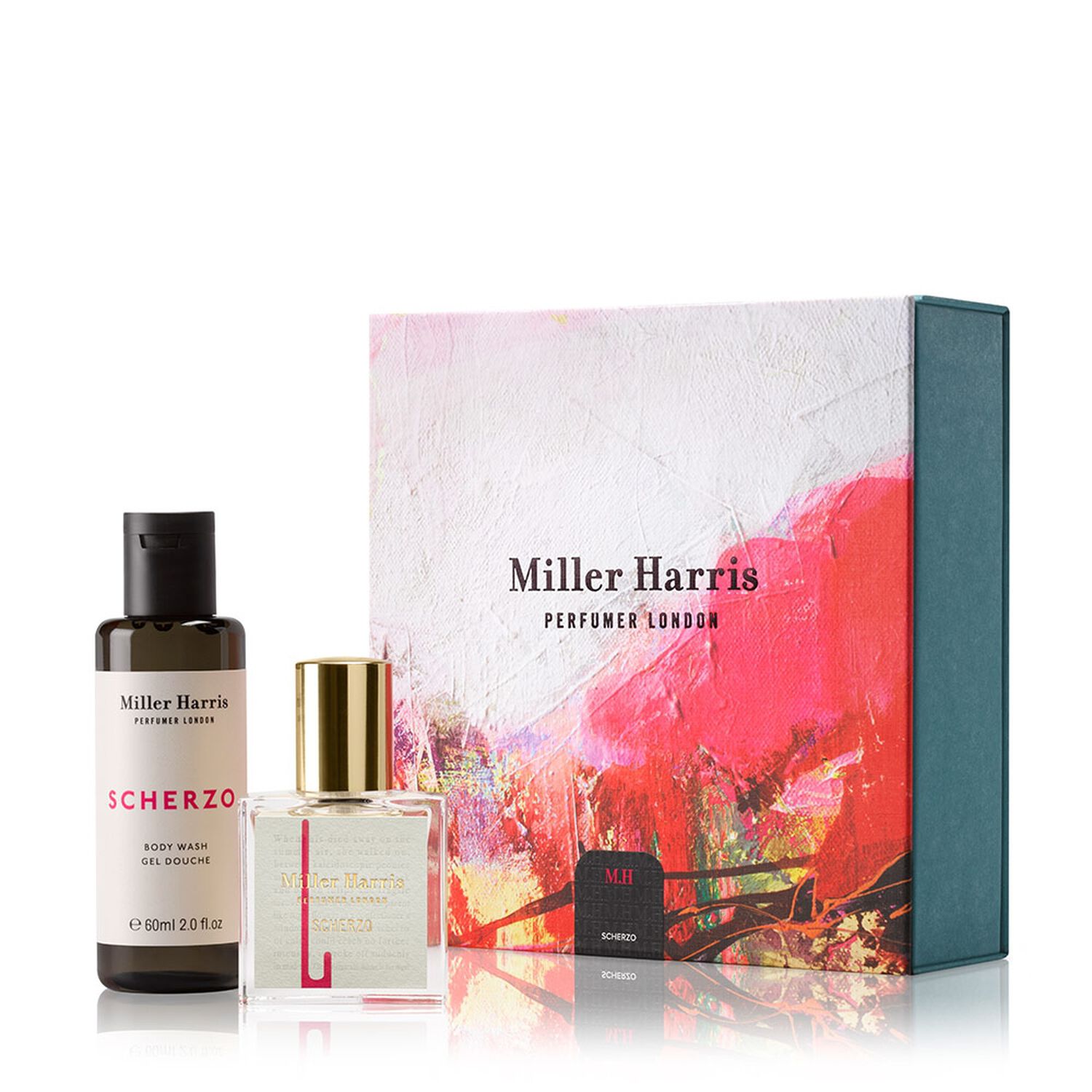 Miller Harris Scherzo Coffret Voyage Eau de Parfum 14 ml + Gel douche 60 ml