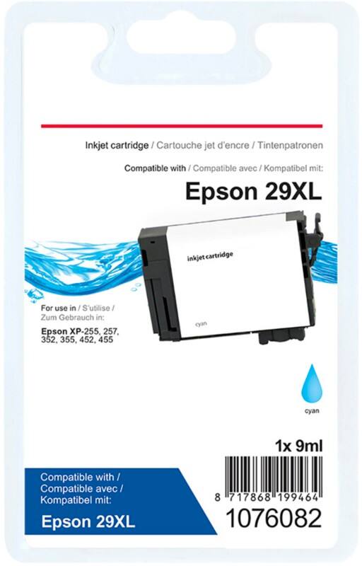 Viking 29XL Kompatibel Epson Tintenpatrone C13T29924012 Cyan