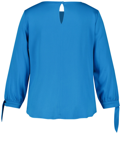 Blusenshirt mit Knoten-Details am Arm
