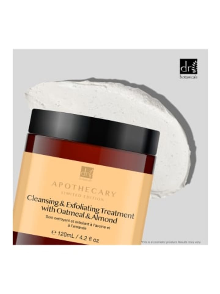 Dr Botanicals Reinigende & peelende Behandlung mit Haferflocken & Mandeln 120ml günstig kaufen onesize