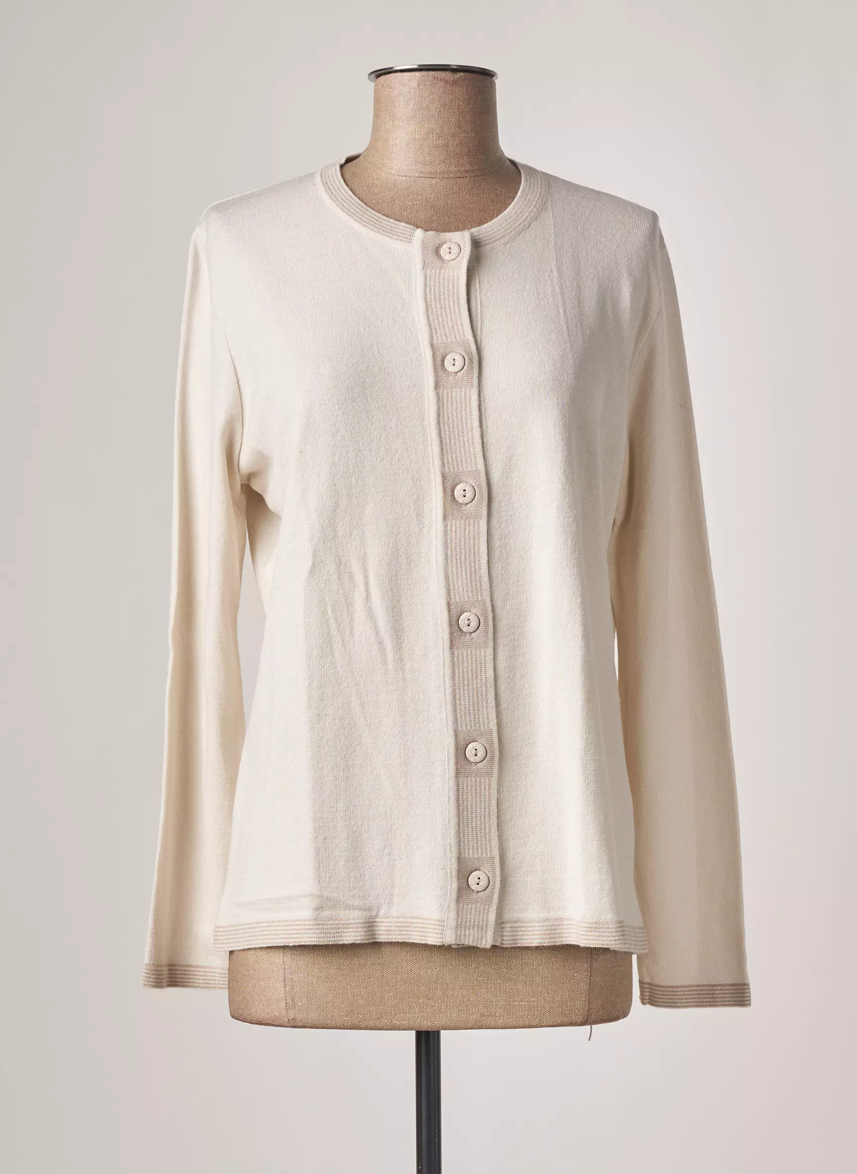 I Odena Cardigans Femme couleur beige
